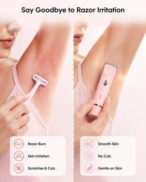 2-in-1 Painless Bikini Hair Trimmer