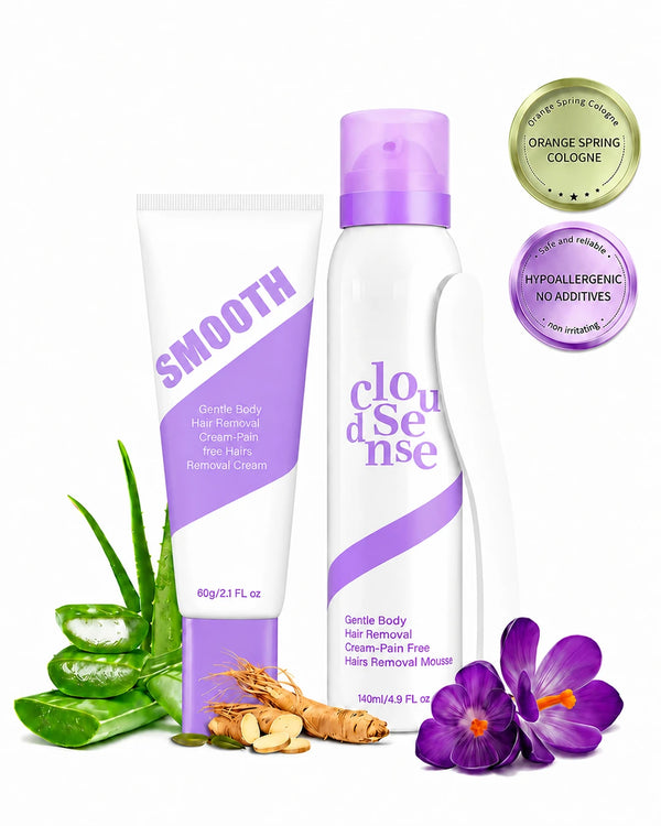 Bikini Hair Removal Cream & Mousse Set – Pain-Free, Gentle & Fast for Sensitive Skin