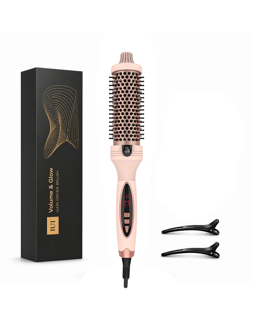 3-in-1 Pro Negative Ion Two PTC Heaters Thermal Brush