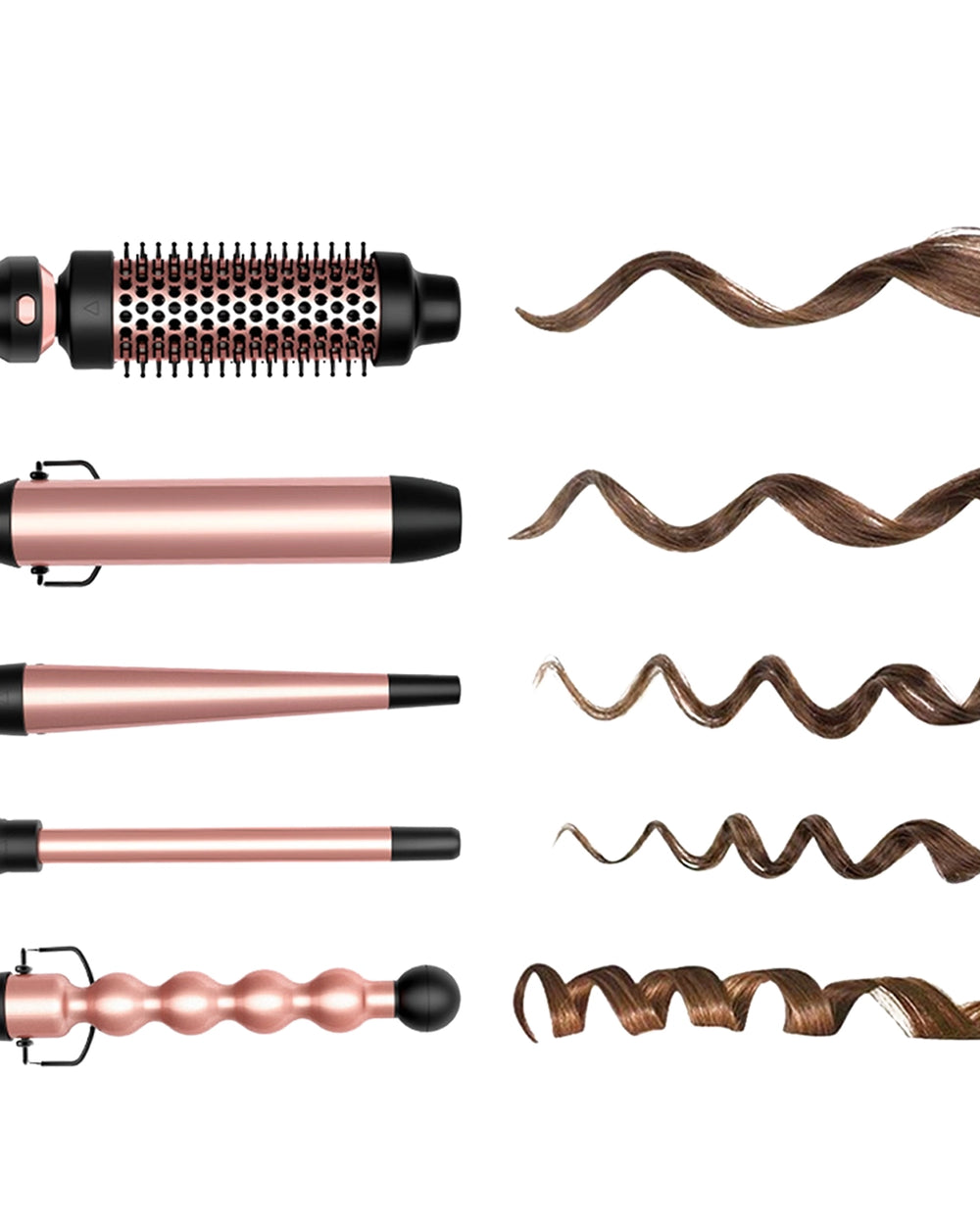 Multi Curl 5-in-1 Curling Wand Set