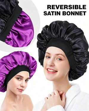Adjustable Double Layer Hair Bonnet