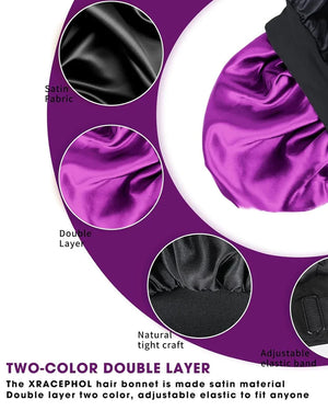 Adjustable Double Layer Hair Bonnet