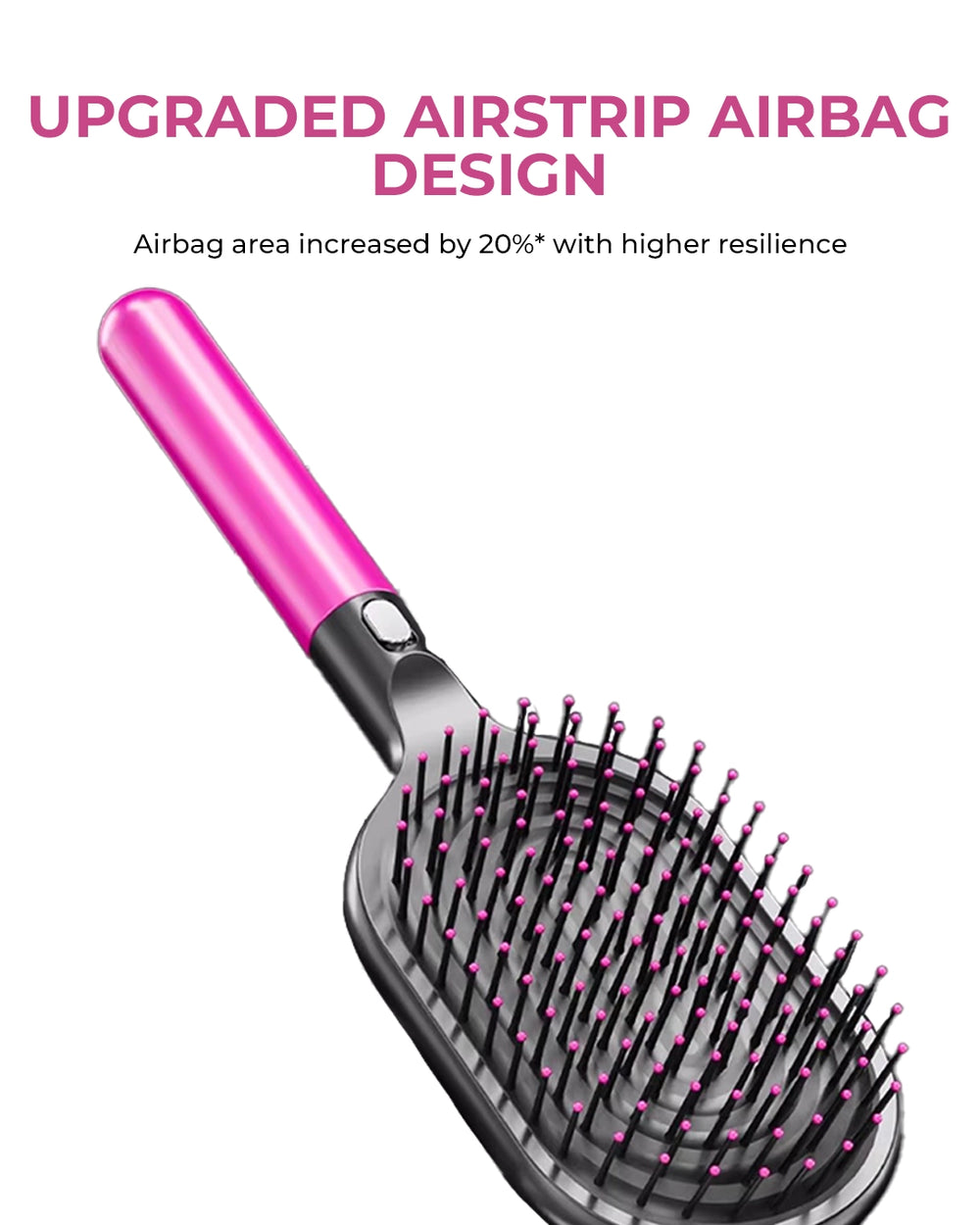 Pro Anti-Static Long Hair Cushion Brush