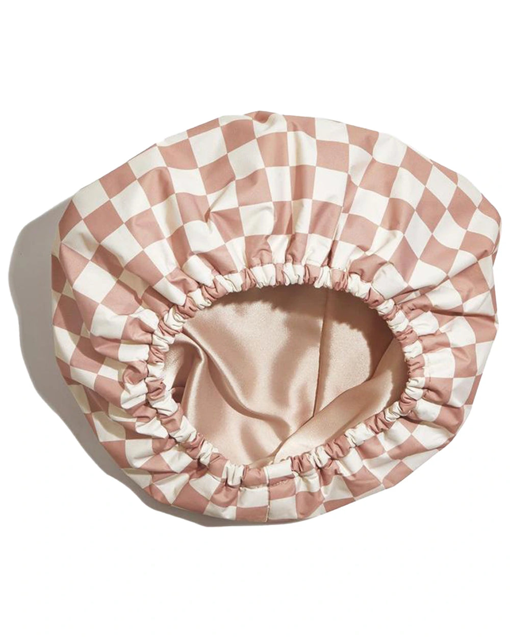 Women’s Luxury Waterproof Shower Cap with Satin Lining