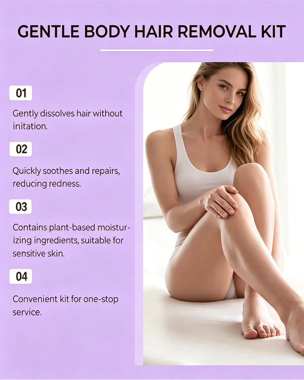 Bikini Hair Removal Cream & Mousse Set – Pain-Free, Gentle & Fast for Sensitive Skin