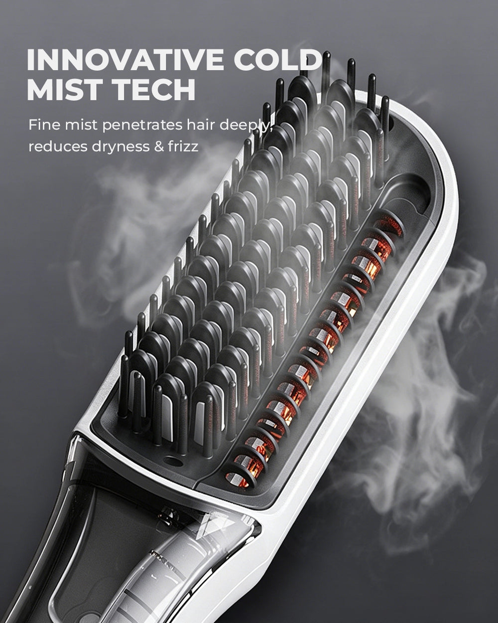 Ionic Steam Hair Straightening Brush